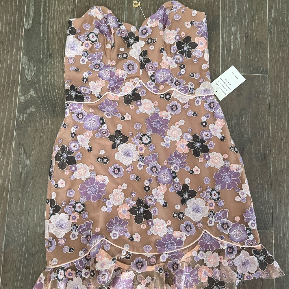 NWT For Love and Lemons Posy Embroidered Dress - Picture 5 of 7